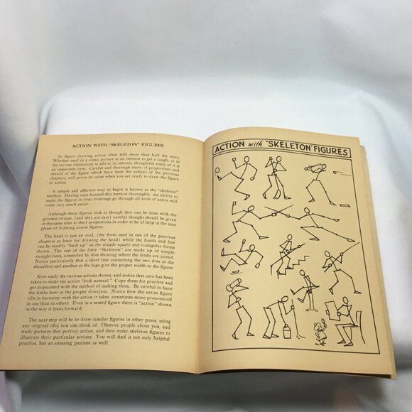 1937 Hobby Craft Points on Sketching George Carlson Treasure Chest Publications - Picture 8 of 9